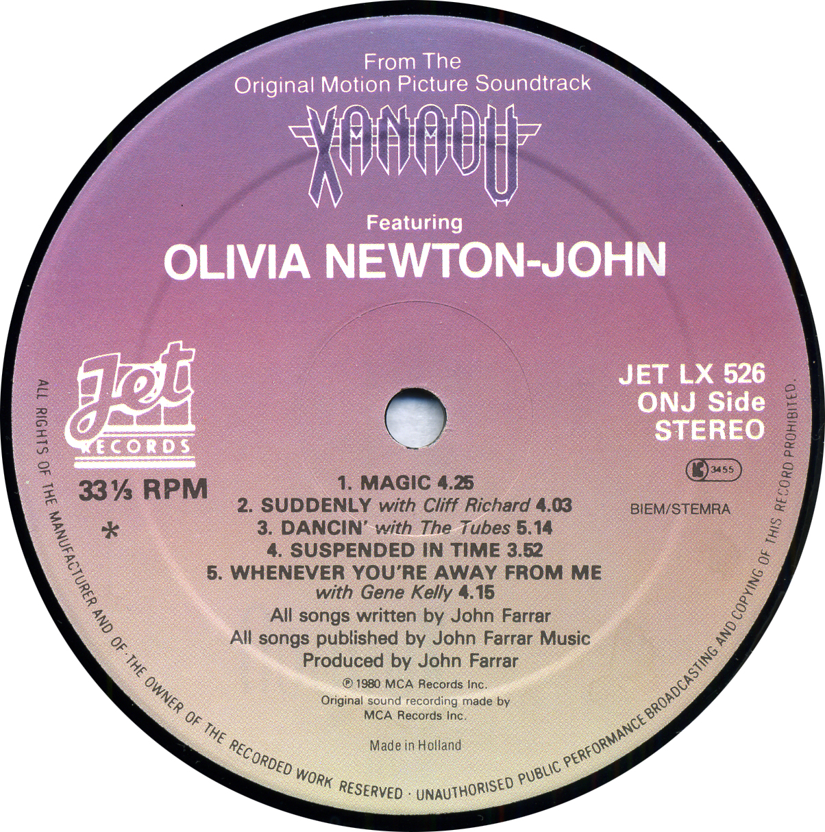 Electric Light Orchestra  Xanadu : LP A  nl